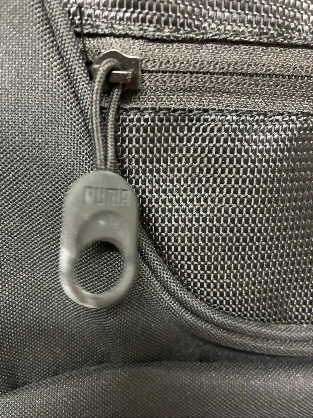 Puma Black and White Logo Backpack